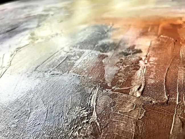 Detail der Malfläche, At the Origin of Light