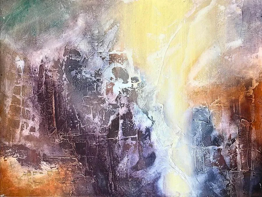 At the Origin of Light, painting by Olga Takeda