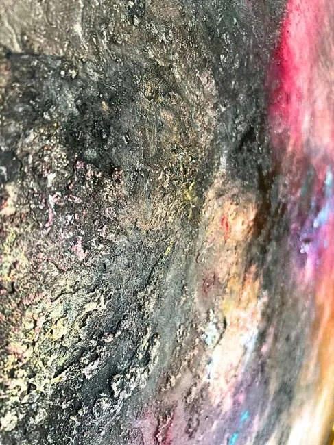 Detail der Malfläche, At the Source of Light