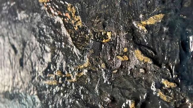 Detail of paint surface