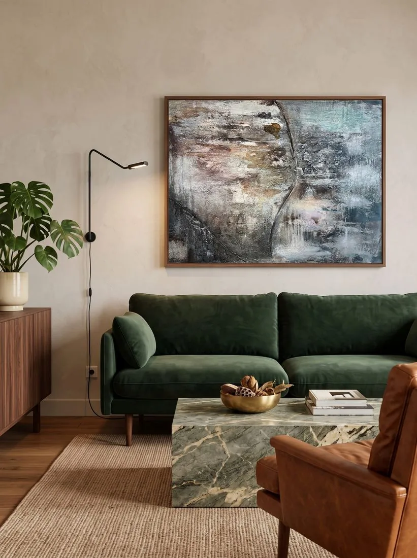 Between the Spaces shown in an interior