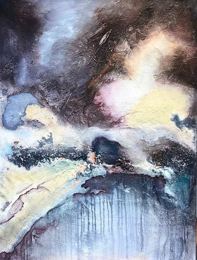 Far Beyond the Horizon, painting by Olga Takeda