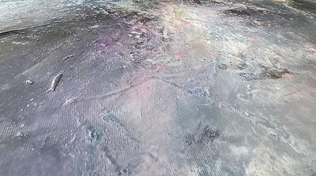 Detail der Malfläche, The Awakening of Light