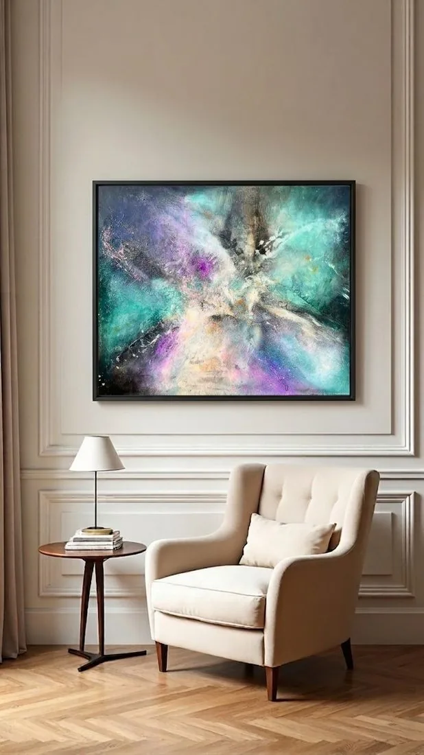 The Awakening of Light, gezeigt in einem Innenraum
