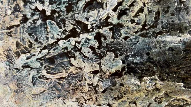 Detail der Malfläche, The Grace of Becoming
